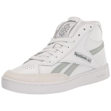 Imagem de Reebok Tênis feminino Club C Form cano alto, Branco/spray marinho/verde giz, 38