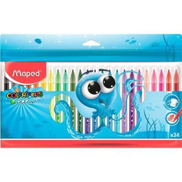 Imagem de Hidrocor Maped color peps oceano com 24 cores