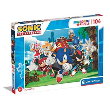 Imagem de Clementoni 104 Piezas Sonic Hedgehog Puzzle Infantil A Partir De 6 Años (27159), MulticolorQ