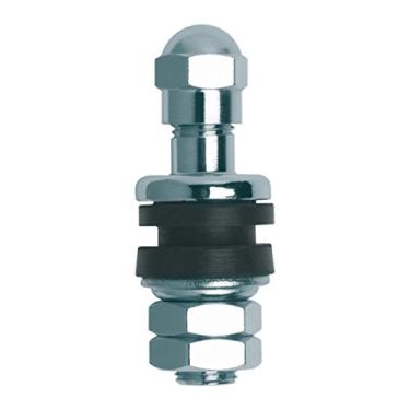 Imagem de Generic Válvula de pneu de montagem interna VS-8XS, metal cromado, pacote com 4, ajuste universal