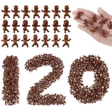 Imagem de 120 Pcs Mini Babies for Baby Shower Games, 1 Inch Tiny Plastic Babies Bulk for My Water Broke Ice Cube, Mardi Gras King Cake Baby Figurines, Hide Hunt Games, Party Decorations Favors(Black)