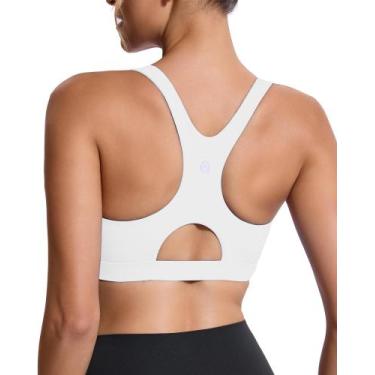 Imagem de Sutiã esportivo RUNNING GIRL High Support branco tamanho L