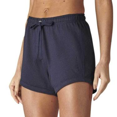 Imagem de Short Feminino Moletinho Lupo Sport 76042-001, Azul marinho, P