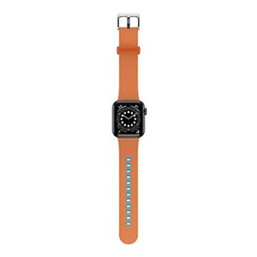 Imagem de OtterBox Pulseira de silicone macio para Apple Watch séries 7/6/SE/5/4 (40/38 mm), laranja