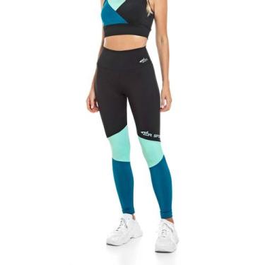 Imagem de Legging Zor Sport Fishing LZ-013 Poliéster e Elastano Cushy Green, Azu