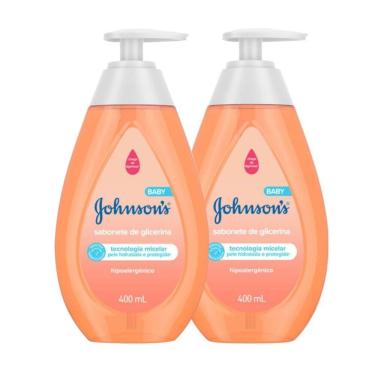 Imagem de Kit 2 Sabonete Líquido de Glicerina Johnson`s Baby 400ml