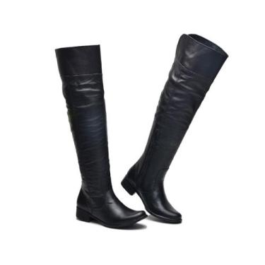 Imagem de Bota Montaria Couro Legítimo Country Cano Alto Dia Dos Namorados Rodei