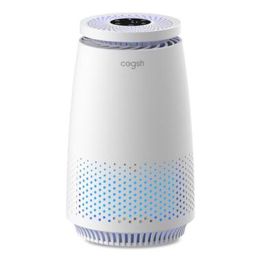 Imagem de Cegsin Purificadores de ar para quarto doméstico, filtro HEPA 3 em 1 para animais de estimação, pó, pólen, fumaça, purificador de ar silencioso com modo de suspensão, temporizador 12H, luz noturna