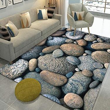 Imagem de Tapete antiderrapante tapete de área 3D sala de jantar tapete de chão de estar tapete de quarto antiderrapante macio lavável tapete F-200 * 300cm (cor: D, tamanho: 160 * 230cm)