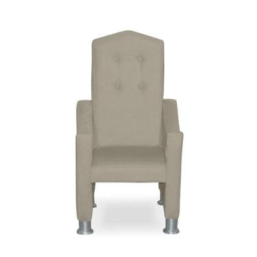 Imagem de Mini Poltrona Infantil decorativa Suede - Sonho das Poltronas, Bege