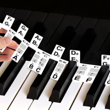 Imagem de Teclado elétrico removível 61 da Piano Note Labels HonorWin
