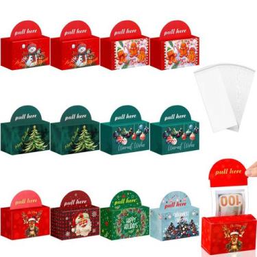 Imagem de Caixa de dinheiro de Natal Kritkin, 12 peças, dispensador de dinheiro 