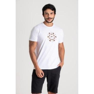 Imagem de Camiseta Masculina Maresia Silk Slim Optical 1236 Cor:;Tamanho:G-Masculino