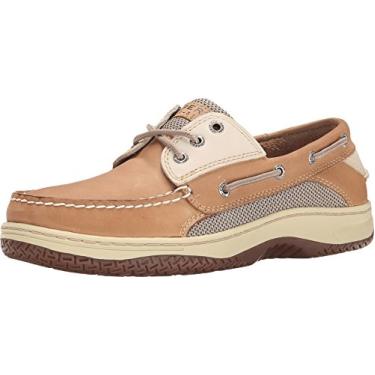Imagem de Sperry Sapato náutico masculino Billfish com 3 furos, Bronze/Bege, 40