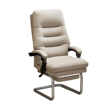 Imagem de hezhuhe2258 Cadeira de escritório premium confortável cadeira de escritório reclinável para computador doméstico para sala de estudo Boss ajustável