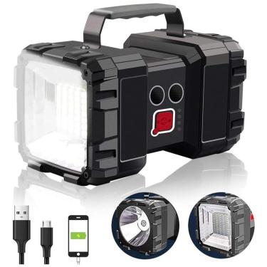 Imagem de Lanterna Recarregável AlpsWolf, Lanterna de Destaque LED 15000mAh 4000LM 20h de Standby Ultra Longo, à Prova D`água, com Saída USB como