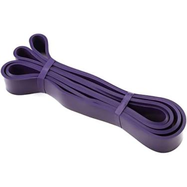 Imagem de Elástico Para Exercícios Super Band 200cm Forte Resistência Ajustável e Durável(Roxo)