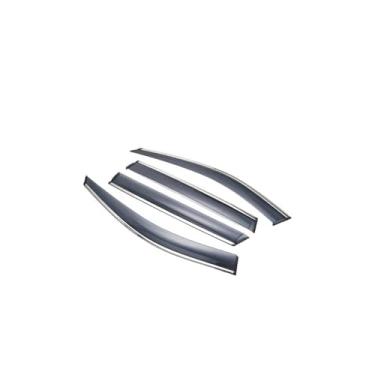 Imagem de GRJQRKHZ Defletor de janela lateral do carro para c&hevrolet Monzr 2019-2020 Weathershied viseira de porta vento sol proteção chuva janela lateral defletores de vento