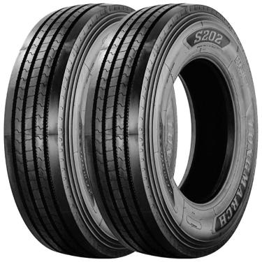 Imagem de Pneu LongMarch S202 275/80 R22.5 Aro 22.5 147/144M 16PR Liso Kit2