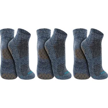 Imagem de Kit 3 Pares Meias Lupo Original Antiderrapante Pilates Yoga Masculina 