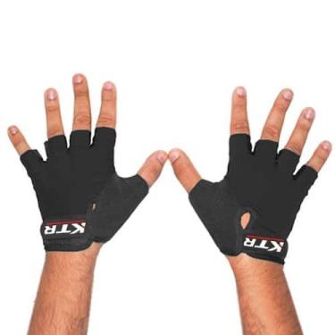 Imagem de Luva Ciclismo Bike Academia Meio Dedo KTR Sport Grande Preto