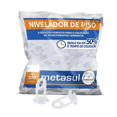 Imagem de Espaçador Nivelador de Piso 5,0mm Pacote com 100 Peças Metasul