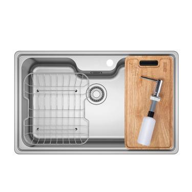 Imagem de CUBA FRANKE DE SOBREPOR BELL BCX 610-81 C/ACESSÓRIOS 15122