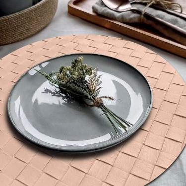 Imagem de 4 Jogo Americano Botte Alto Padrão Impermeável Redondo Re