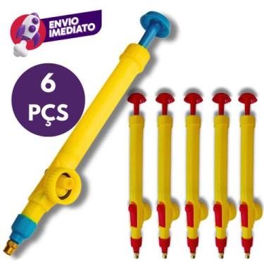 Imagem de Kit Pulverizador Manual Acoplável Garrafa Pet Pressão Borrifador Com M