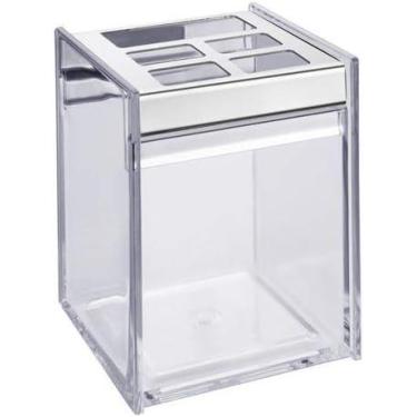 Imagem de Porta escova cr dent quadrata cristal - brinox