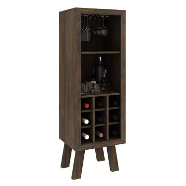 Imagem de Adega Bar Para Sala De Estar Decorativa Ad5000 Mdp Rustico