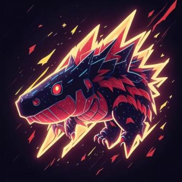 Imagem de Adesivo de Parede Anime Monstros Fofos Decoração Infantil Colorida 50x50cm