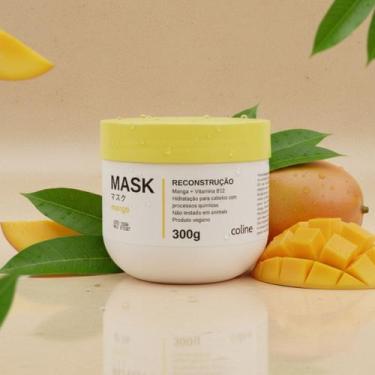 Imagem de Máscara Reconstrutora Coline Mango 300ml  Cabelos Danificados