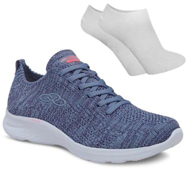 Imagem de Kit Tênis Olympikus Ultraleve Feminino + Par de Meia