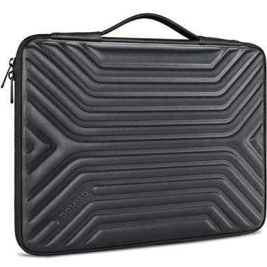 Imagem de DOMISO Capa para laptop de 18 polegadas compatível com laptop gamer ASUS ROG Strix Scar 18 G18 2025/2024/2023 de 18 polegadas, bolsa protetora de EVA macia à prova de choque, à prova de água, preta
