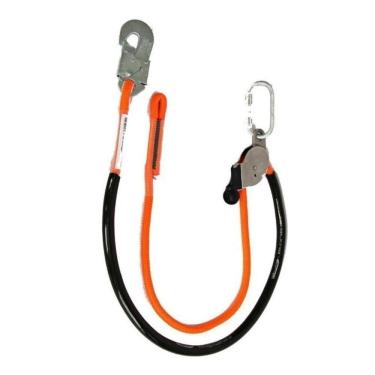 Imagem de Talabarte DG 9200 - Corda 12mm - Aço Inox - Laranja/Preto