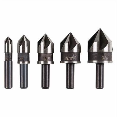 Imagem de Jogo De Escareadores 82 Graus 1-4 A 3-4 Com 5 Peças Rocast 250.0006