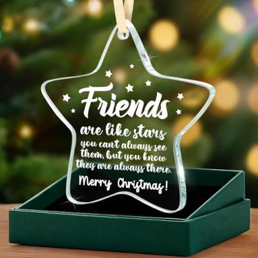 Imagem de Presente de amizade para melhor amiga, meia de Natal para irmã, colega de trabalho ou alma gêmea, lembrança de feliz Natal para mulheres, melhor no dia dos namorados ou aniversário