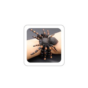 Imagem de BOOZIQ Pulseiras de aranha góticas para mulheres, pulseiras elásticas com contas empilháveis, pulseiras de aranha preta exagerada, pulseiras de bruxa, bijuterias de fantasia de Halloween, acessórios