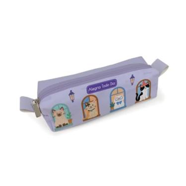 Imagem de Estojo Necessaire multiuso Gato na janela Fina Ideia