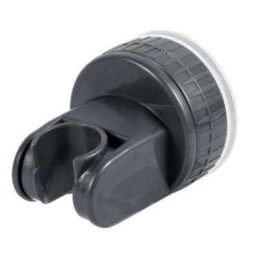 Imagem de Suporte de Chuveiro com Ventosa, Suporte Ajustável para Ducha Manual com Vedação a Vácuo Potente Montagem na Parede Sem Furos Organizador de Banheiro Removível (Preto)