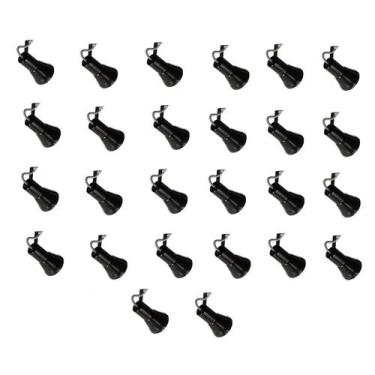 Imagem de Kit 26 Spot Trilho Perfilado Eletro calha Par20 Bulbo OL3 - Hiperlight