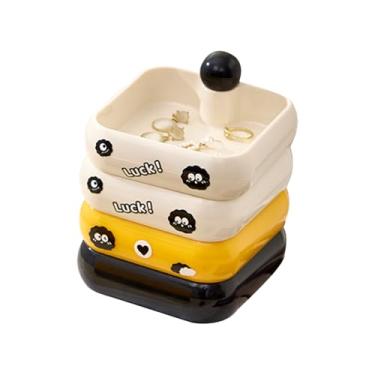 Imagem de Organizador de joias – Caixa giratória de armazenamento de joias – Estojo de organização de grande capacidade com várias camadas para sala de estar, quarto, dormitório, armário