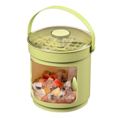 Imagem de Bandeja de gelo com tampa | Bandeja de gelo com caixa de 36 grades | Caixa giratória, balde de armazenamento de grande capacidade fácil de desmoldar com capa resistente a derramamentos para discos