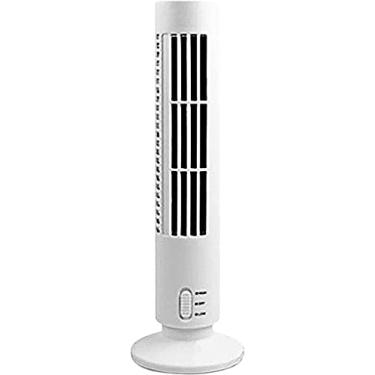 Imagem de Ventilador de torre, mini ventilador de mesa de mesa sem lâminas com 2 velocidades, ar condicionado de resfriamento silencioso, mini ventilador pessoal pequeno sem pás ventilador de resfriamento para