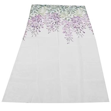 Imagem de Cortina Ainoli Wisteria Flower Pattern Cortinas de gaze tela de janela bordada para quarto e sala de estar