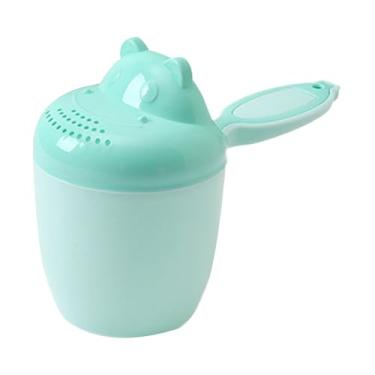 Imagem de Enxaguador de banho de bebê, copo de enxágue infantil | Despejador de cabelo com desenho animado de segurança engrossado para banheiro, crianças, crianças, meninas, meninos, lavagem de cabeça