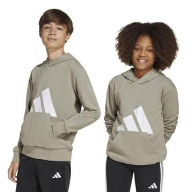Imagem de Moletom Adidas Essentials Big Logo Infantil - Cinza 13-14-Masculino