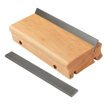 Imagem de Kit de lixa de traste de guitarra | Arquivo de curativo de traste de 3/23/35 graus | Ferramenta de rebarbação, lixadeira de nivelamento, produtos de cuidados com graves para homens e mulheres elétrico