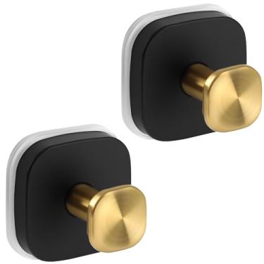 Imagem de VOSEPO Ganchos de ventosa para chuveiro, ganchos de toalha sem perfuração para banheiros, cozinha, porta de vidro, espelho, azulejo, ganchos de sucção de chuveiro para pendurar toalhas, roupão, bucha